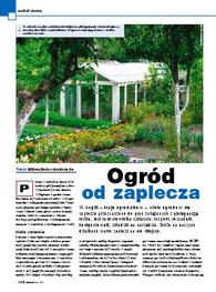 Ogród od zaplecza