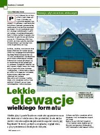 Lekkie elewacje wielkiego formatu